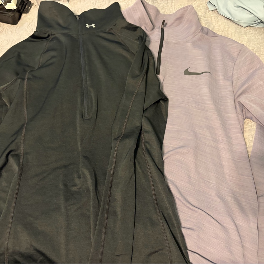 Under Armour Black Half-Zip Sweatshirt